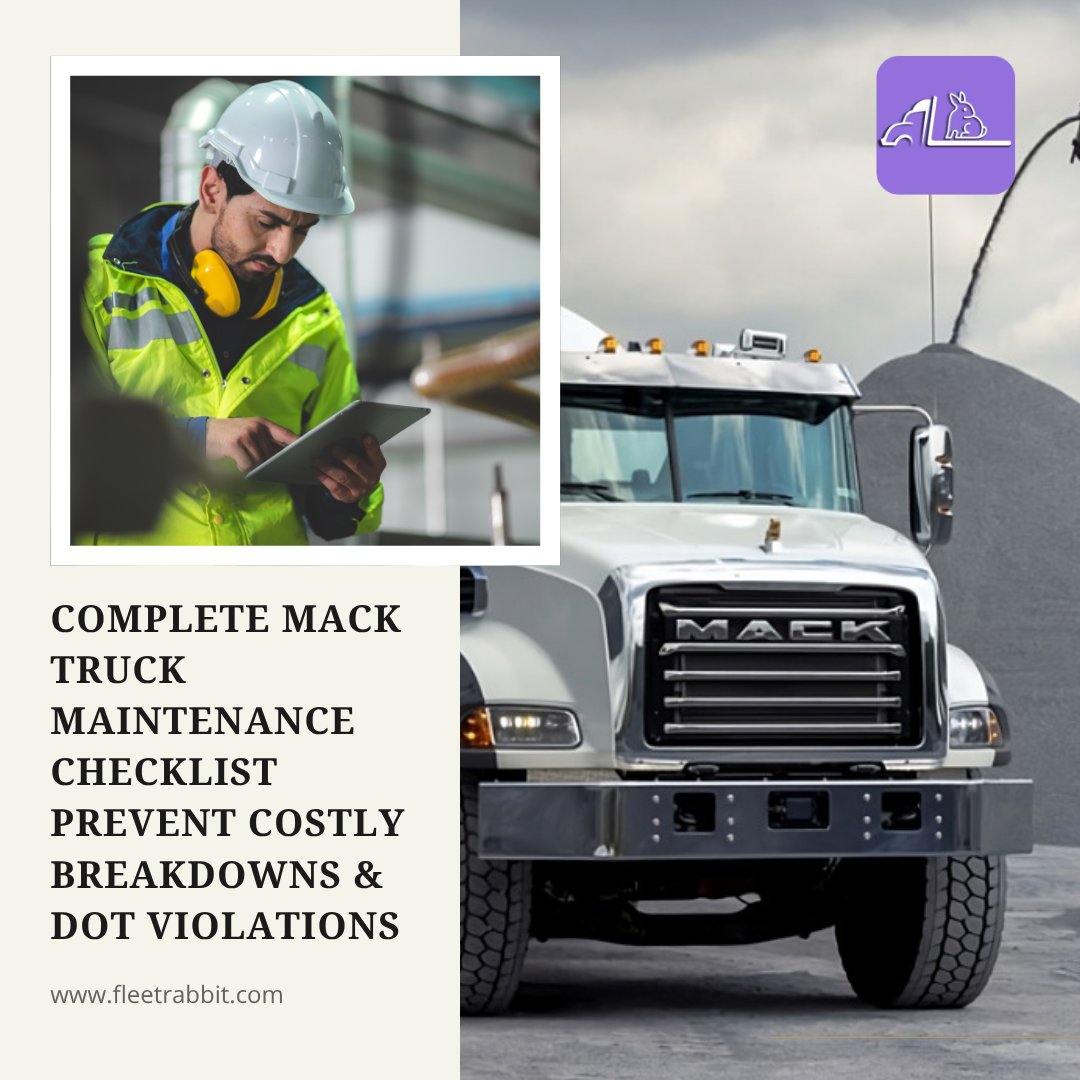 fleetrabbit's tweet photo. 🔍 Mack Truck owners: Are you missing critical inspection points?

Our complete Mack Truck maintenance checklist covers all systems - engine, brakes, emissions, electrical &amp; more.

Used by professional fleet managers nationwide!

Get it here: https://t.co/LS0Izwr0xs

#MackTrucks https://t.co/4TLVsiOk0J