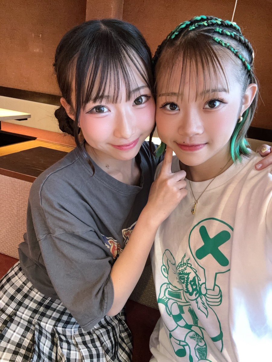 明日ラウンドガールの妹のCharaとリカバリー焼肉🤤🍖 ねぇねが勝って姉妹で輝けるように頑張ろう😼💪🏽