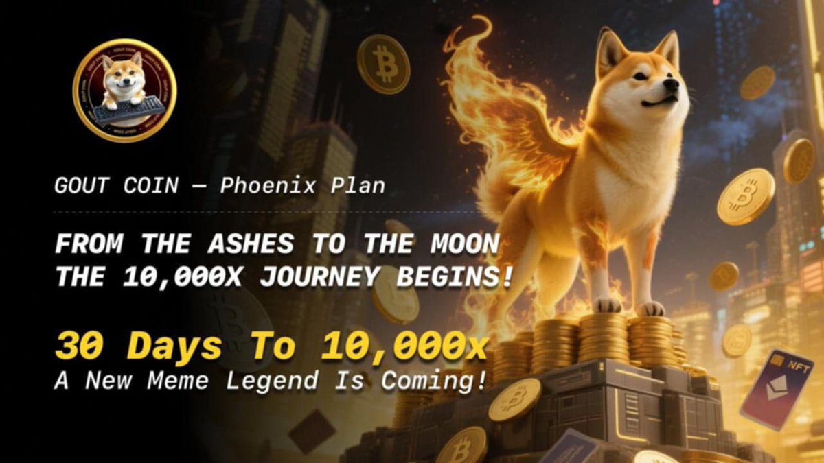CoinHunterAMA's tweet photo. $GOUT is live, loaded, and leading.
โ
DeFi-ready
โ
Rebranded for scale
โ
Multi-chain targets
โ
Powered by believers
No more waiting.
This is the rise.
๐ถ Contract: 0xf86af2fbcf6a0479b21b1d3a4af3893f63207fe7
๐ https://t.co/fhXhlfqpaW
๐ฆ @GOUT_COIN
#GOUTCOIN #PhoenixPlan https://t.co/1xINFTBLfH