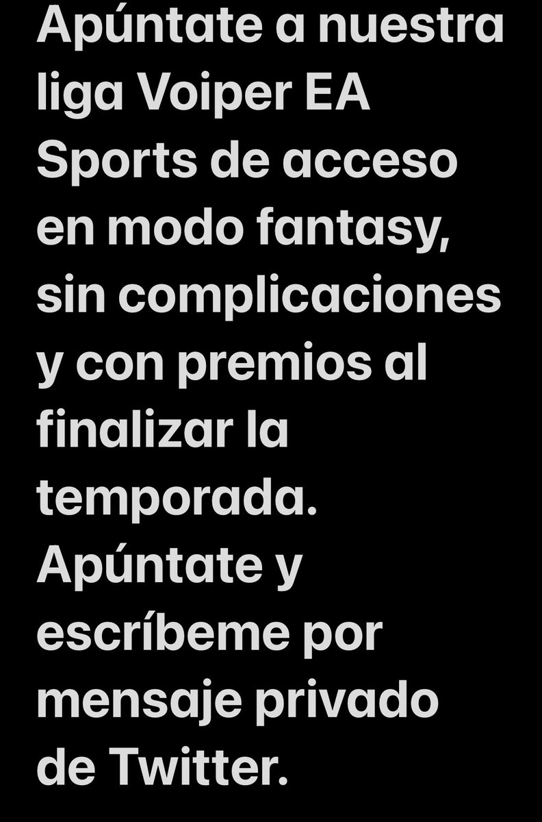 liga Voiper Ea Sports tweet media