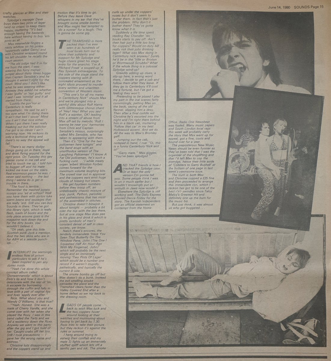 Sounds Clips (@soundsclips) on Twitter photo An article on Splodgenessabounds by Garry Bushell and Pics by Ross Halfin in Sounds 14th, June 1980.
<a href="/GarryBushell/">Garry Bushell</a>
<a href="/RossHalfin/">Ross Halfin</a> An article on Splodgenessabounds by Garry Bushell and Pics by Ross Halfin in Sounds 14th, June 1980.
<a href="/GarryBushell/">Garry Bushell</a>
<a href="/RossHalfin/">Ross Halfin</a>
