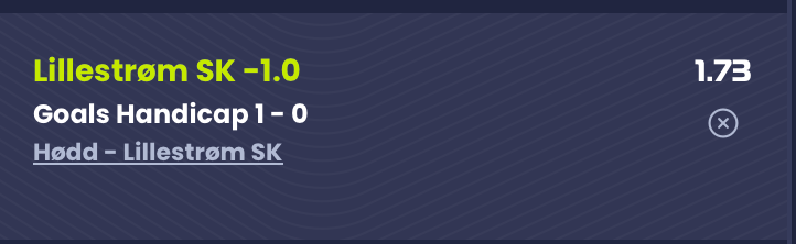 Free bet in OBOSLigaen today 🇳🇴🔓
7/10 units stake