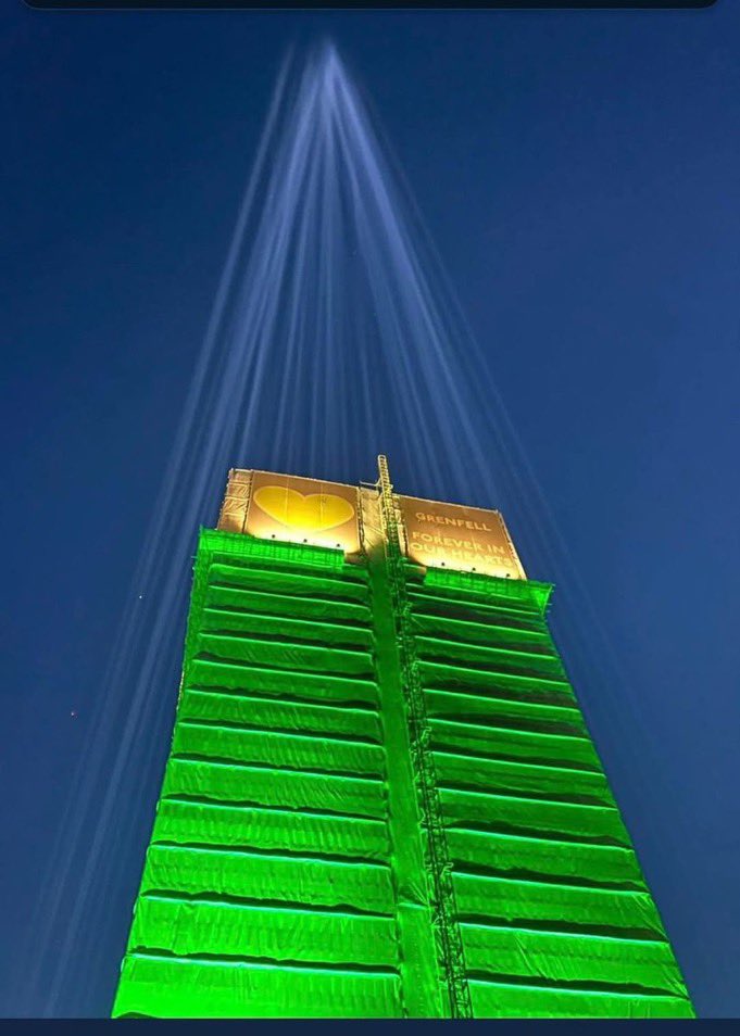 💚8 years on.
We remember the 72 lives taken far too soon on that horrific night. Our hearts, thoughts and prayers are with the families, neighbours and the entire community, who continue to carry the pain from that night. #ForeverInOurHearts💚 

8 years on, still no justice💚