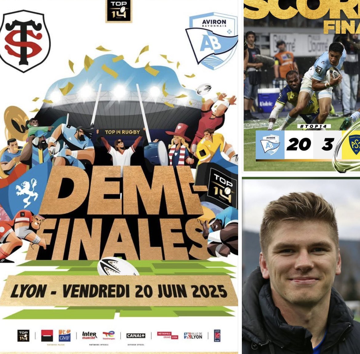 Veronique Landew (@veroniquelandew) on Twitter photo Bonjour 🏉 Friends 🤩!
The 🇫🇷🏉CONNECTIONS Podcast is 🚀
17 mins of 🇫🇷🏉 digest !
➡️ Bravo Bayonne <a href="/avironrugbypro/">Aviron Bayonnais</a> - <a href="/ruckinred/">Bill Hooper 〓〓 🇫🇷 🇪🇺 🇺🇦🏉</a> & moi predicted your win 💪
➡️ Will Perpignan remain in #Top14 🤔
➡️ 📰 Au Revoir Owen Farrell 👋
🎧➡️frenchrugbyconnections.buzzsprout.com
#TOP14Barrages Bonjour 🏉 Friends 🤩!
The 🇫🇷🏉CONNECTIONS Podcast is 🚀
17 mins of 🇫🇷🏉 digest !
➡️ Bravo Bayonne <a href="/avironrugbypro/">Aviron Bayonnais</a> - <a href="/ruckinred/">Bill Hooper 〓〓 🇫🇷 🇪🇺 🇺🇦🏉</a> & moi predicted your win 💪
➡️ Will Perpignan remain in #Top14 🤔
➡️ 📰 Au Revoir Owen Farrell 👋
🎧➡️frenchrugbyconnections.buzzsprout.com
#TOP14Barrages