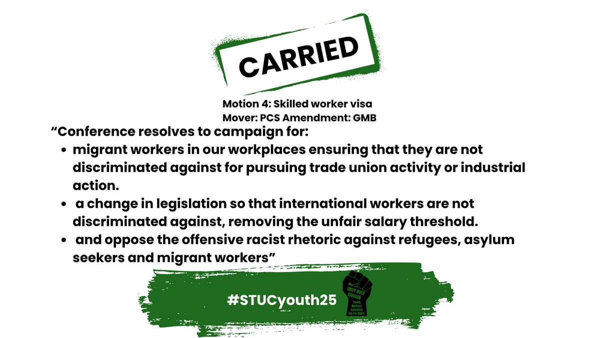 ScottishTUC's tweet photo. @unisonscot @ASLEFunion Laura Smith from @PCS_Scotland moving Motion 4, which has been carried!

#STUCyouth25 https://t.co/e463m7ENRK