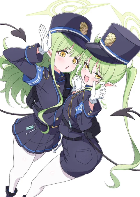 ヒカリとノゾミ誕生日おめでとう #ブルアカ #BlueArcive