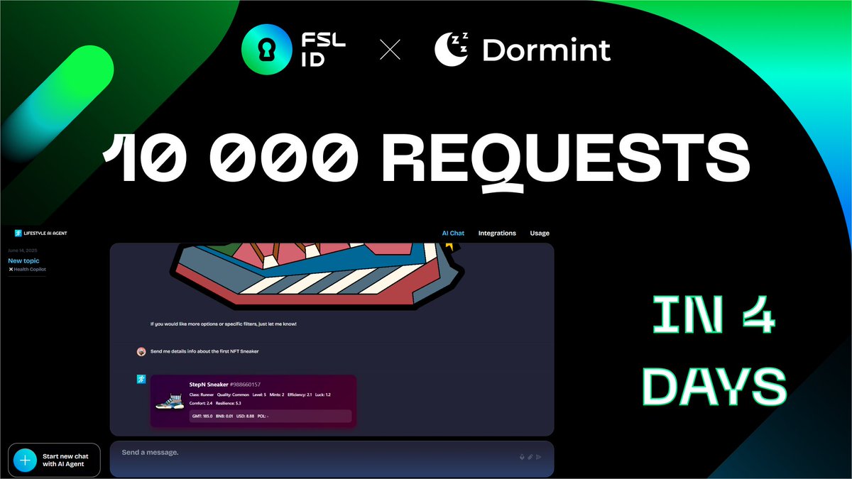 Dormint_io's tweet image. Health Copilot Alpha is on fire 🔥

Your AI wellness companion - syncing with StepN, WHOOP, Garmin, Fitbit &amp;amp; more.
Personalized forecasts, health tips, and smart goals based on your real data.

💥 Closed Alpha access for the first 5 who DM us.