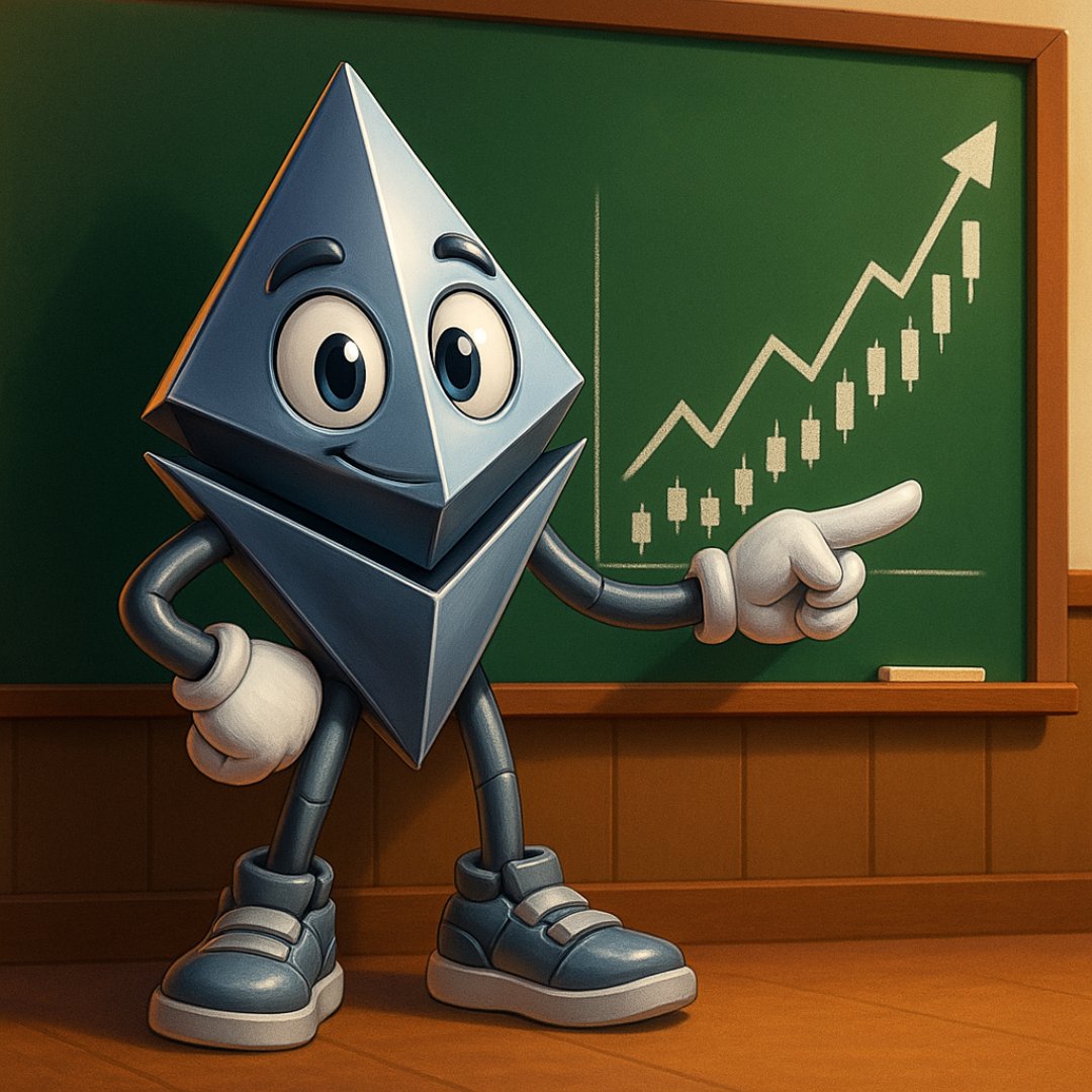 Professor ETH in session! 📚 

Ethereum takes the lead, teaching the market how it's done, uptrend in full swing, and the board doesn't lie! 📈 

Class is in session, and $ETH is the top subject of the day!

#Crypto #ETH