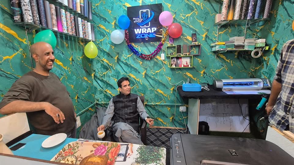 MLA Zadibal TANVIR SADIQ (@jknczadibal) on Twitter photo Party Chief Spokesman & MLA Zadibal <a href="/tanvirsadiq/">Tanvir Sadiq</a> inaugurated Wrap Zone at MA Road (opposite Womenโs College, near Haneef Motors Lal Chowk) a venture by two young boys trying to earn an honest living.
Congratulations to them!
Next time you want to wrap your phone with amazing Party Chief Spokesman & MLA Zadibal <a href="/tanvirsadiq/">Tanvir Sadiq</a> inaugurated Wrap Zone at MA Road (opposite Womenโs College, near Haneef Motors Lal Chowk) a venture by two young boys trying to earn an honest living.
Congratulations to them!
Next time you want to wrap your phone with amazing