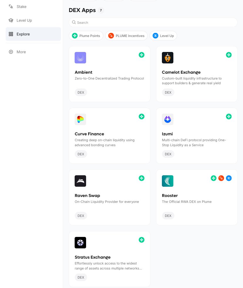 Tu Nex 💜 (Ø,G) (@ox_tunex) on Twitter photo gplume Goons 🪶
🔹Which Dex are you exploring today on $PLUME portal?
🔸Me: <a href="/roosterprotocol/">Rooster Protocol - RWA DEX</a>, <a href="/StratusExchange/">Stratus Exchange | Native Hybrid Dex</a> and <a href="/ambient_finance/">ambient</a>
How about you goons? gplume Goons 🪶
🔹Which Dex are you exploring today on $PLUME portal?
🔸Me: <a href="/roosterprotocol/">Rooster Protocol - RWA DEX</a>, <a href="/StratusExchange/">Stratus Exchange | Native Hybrid Dex</a> and <a href="/ambient_finance/">ambient</a>
How about you goons?