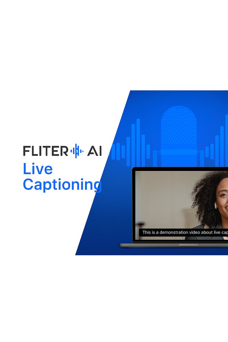 FliterAI95021's tweet photo. Experience seamless communication with https://t.co/2vhakD6C5E Live Captioning

Try it now: https://t.co/6y6I21cdqT

#LiveCaptioning #FliterAI #RealTimeCaptions #AICommunication #AccessibilityTech #SpeechToText #AITranscription #InclusiveTechnology #SmartMeetings https://t.co/is2fOzuf8r