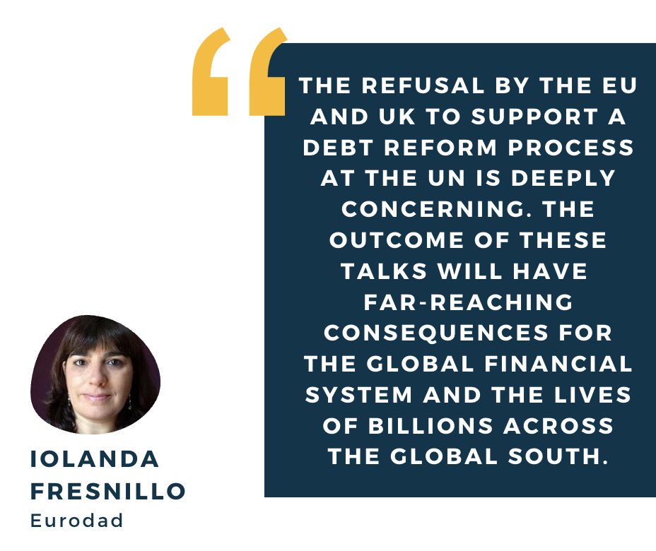 The #EU and #UK are stopping the global south from having a say by blocking UN-led #debt reform in #FfD4 outcome document. 👎

Our press release: eurodad.org/eu_and_uk_bloc…