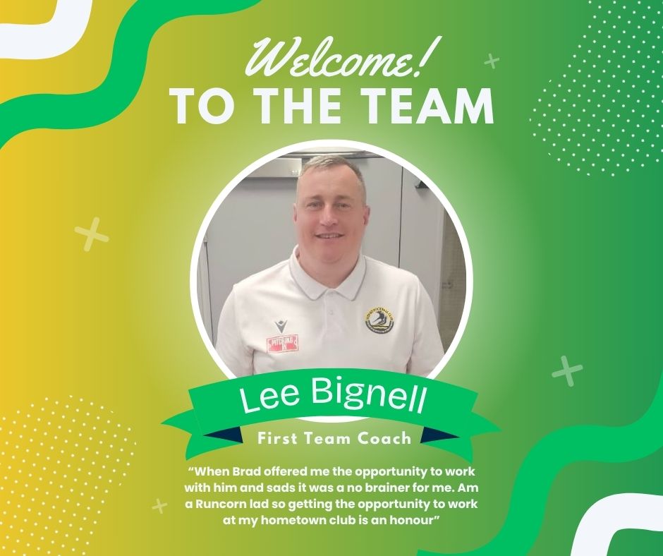 RuncornLinnets's tweet photo. ⚽️📰 | BIGNELL JOINS BACKROOM STAFF

We are delighted to welcome former league winning first team coach Lee Bignell to the backroom staff.

Lee played a part in Widnes becoming league champions last year and has big hope to emulate that again with the Linnets

Welcome @BIGGS_9 https://t.co/4UzTM79QaU