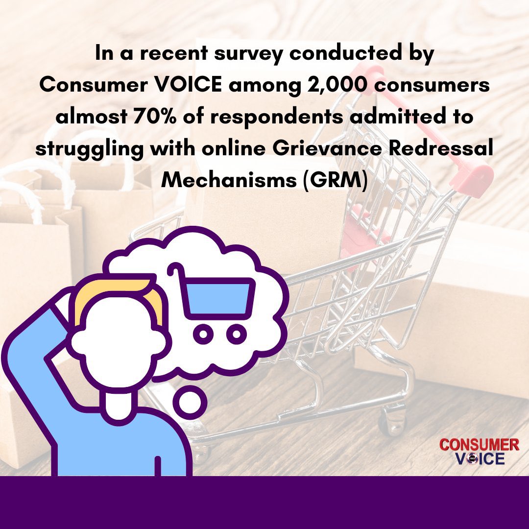 In a recent survey conducted by Consumer VOICE among 2,000 consumers almost 70% of respondents admitted to struggling with online Grievance Redressal Mechanisms (GRM) of the Banking, Financial Services, and Insurance (BFSI) sector.

#BFSI #Banking #Finance #ConsumerIssues