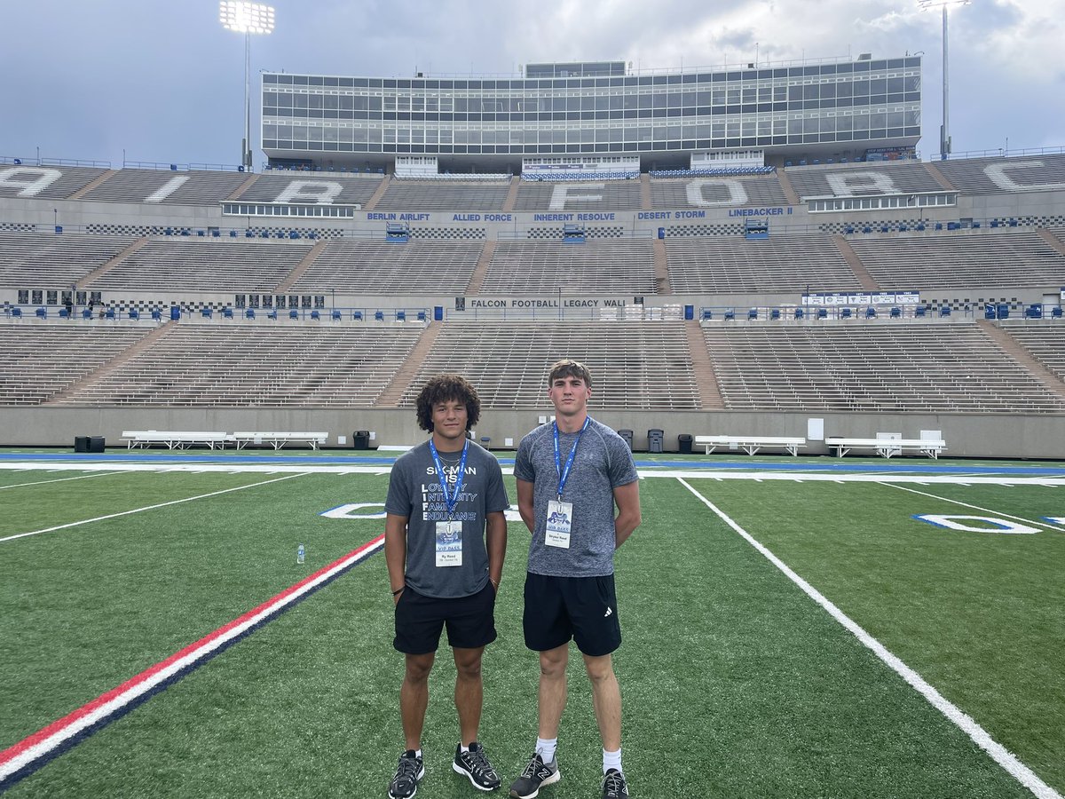 RYCORE ATHLETICS (@reeds340) on Twitter photo Pretty rare moment. Two boys from small six man town Gordon on their visit to <a href="/af_academy/">U.S. Air Force Academy</a> <a href="/thestrykerreed/">Stryker Reed</a> <a href="/RyReed_2/">Ry Reed</a> <a href="/dctf/">Dave Campbell's — TexasFootball.com</a> <a href="/Texas1AFan/">Texas 1A Fan</a> <a href="/BigCountrySport/">Evan Ren</a> <a href="/codycoil/">Big Country Blitz</a> <a href="/TXRecruits/">Texas Recruits</a> <a href="/Recruit_DFW/">RecruitDFW</a> <a href="/247recruiting/">247Sports Recruiting</a> <a href="/Rivals/">Rivals</a> <a href="/samspiegs/">Sam Spiegelman</a> Pretty rare moment. Two boys from small six man town Gordon on their visit to <a href="/af_academy/">U.S. Air Force Academy</a> <a href="/thestrykerreed/">Stryker Reed</a> <a href="/RyReed_2/">Ry Reed</a> <a href="/dctf/">Dave Campbell's — TexasFootball.com</a> <a href="/Texas1AFan/">Texas 1A Fan</a> <a href="/BigCountrySport/">Evan Ren</a> <a href="/codycoil/">Big Country Blitz</a> <a href="/TXRecruits/">Texas Recruits</a> <a href="/Recruit_DFW/">RecruitDFW</a> <a href="/247recruiting/">247Sports Recruiting</a> <a href="/Rivals/">Rivals</a> <a href="/samspiegs/">Sam Spiegelman</a>