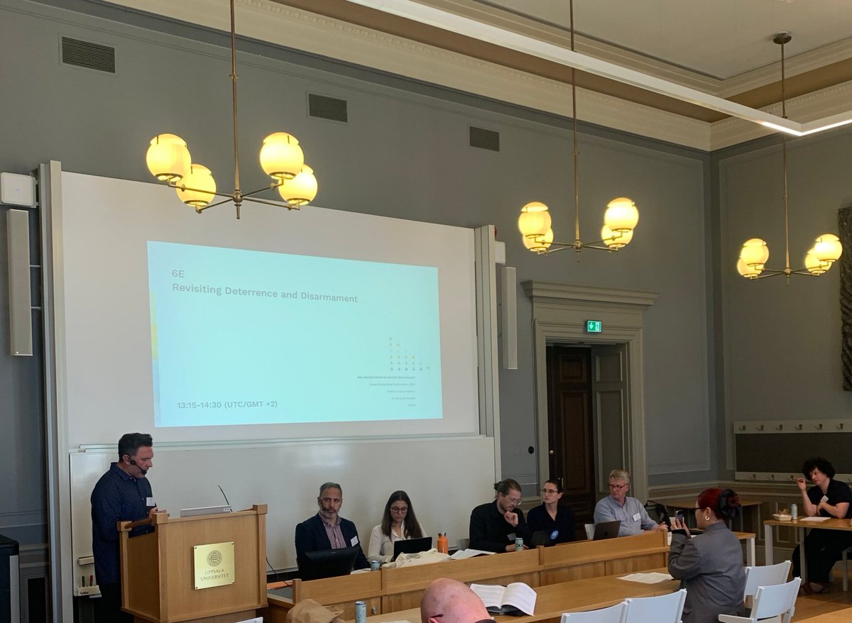Adérito Vicente (@aderitus) on Twitter photo Honoured to return <a href="/AlvamyrdalCNTR/">Alva Myrdal Centre</a> for the 2025 Nuclear Cross-Disciplinary Conference.
This year, I had the privilege of participating in a triple capacity: as a paper presenter, co-author of a paper, and panel chair.
Thank you to the organizers for making this event possible. Honoured to return <a href="/AlvamyrdalCNTR/">Alva Myrdal Centre</a> for the 2025 Nuclear Cross-Disciplinary Conference.
This year, I had the privilege of participating in a triple capacity: as a paper presenter, co-author of a paper, and panel chair.
Thank you to the organizers for making this event possible.