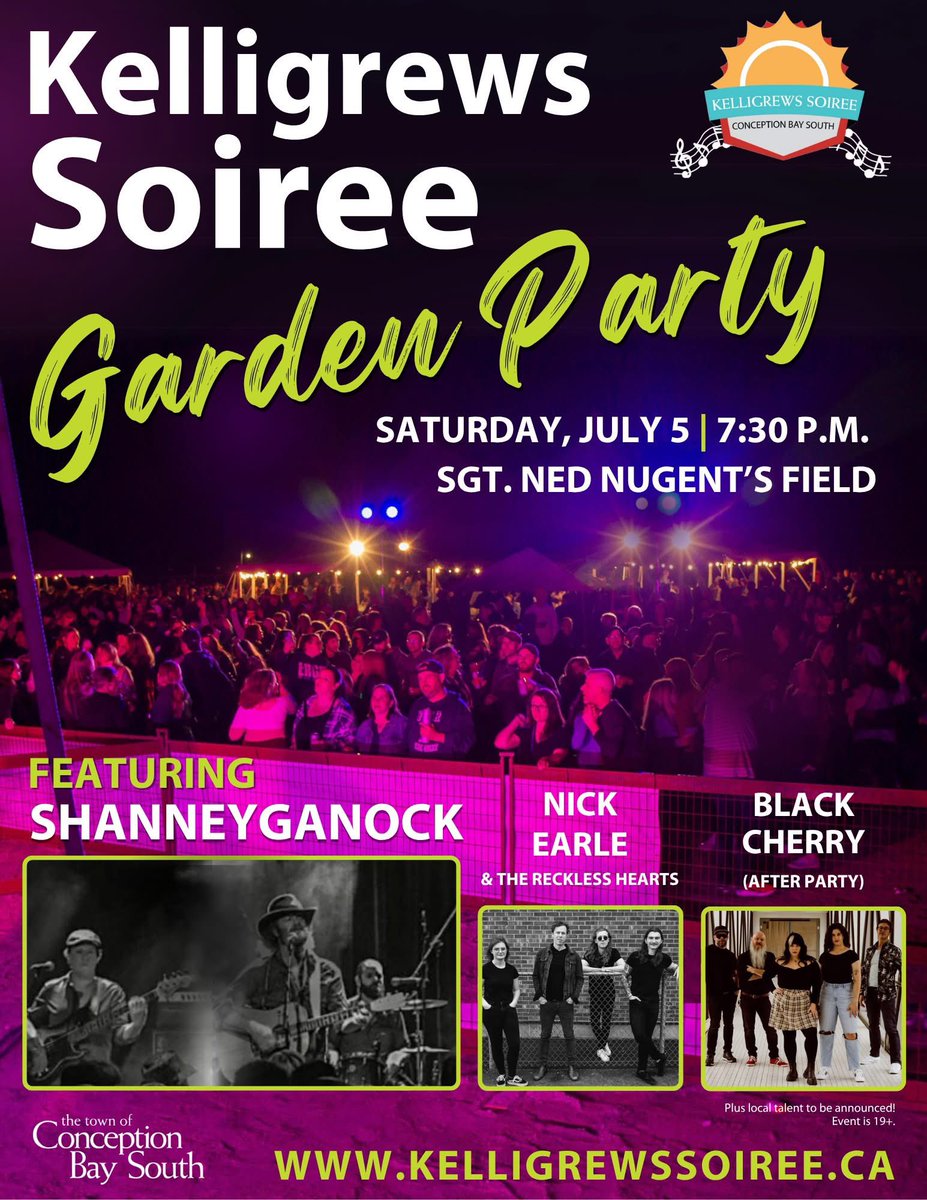 NL New Releases (@nlnewreleases) on Twitter photo NL Live Events For Sat June 14/2025 + Upcoming Shows. <a href="/VOCMOpenline/">Paddy Daly</a> <a href="/vocmhart/">Terry Hart</a> <a href="/FayeGrim/">Toni-Marie Wiseman🇨🇦</a> <a href="/DannyBreenNL/">Mayor Danny Breen 🇨🇦</a> <a href="/chmrmunradio/">CHMR</a> <a href="/947ozfm/">OZFM - The Rock of the Rock</a> <a href="/_MusicNL_/">MusicNL</a> <a href="/HospitalityNL/">Hospitality NL</a> <a href="/terryryan20/">Terry Ryan</a> <a href="/hildacousins/">Hilda Cousins</a> <a href="/SeamusORegan/">Seamus O'Regan Jr</a> <a href="/oreillys_pub/">O'Reilly's Pub</a> <a href="/landwashbrewery/">Landwash Brewery</a> <a href="/dildobrewery/">Dildo Brewery</a> <a href="/RonEllsworth/">Ron Ellsworth</a> NL Live Events For Sat June 14/2025 + Upcoming Shows. <a href="/VOCMOpenline/">Paddy Daly</a> <a href="/vocmhart/">Terry Hart</a> <a href="/FayeGrim/">Toni-Marie Wiseman🇨🇦</a> <a href="/DannyBreenNL/">Mayor Danny Breen 🇨🇦</a> <a href="/chmrmunradio/">CHMR</a> <a href="/947ozfm/">OZFM - The Rock of the Rock</a> <a href="/_MusicNL_/">MusicNL</a> <a href="/HospitalityNL/">Hospitality NL</a> <a href="/terryryan20/">Terry Ryan</a> <a href="/hildacousins/">Hilda Cousins</a> <a href="/SeamusORegan/">Seamus O'Regan Jr</a> <a href="/oreillys_pub/">O'Reilly's Pub</a> <a href="/landwashbrewery/">Landwash Brewery</a> <a href="/dildobrewery/">Dildo Brewery</a> <a href="/RonEllsworth/">Ron Ellsworth</a>