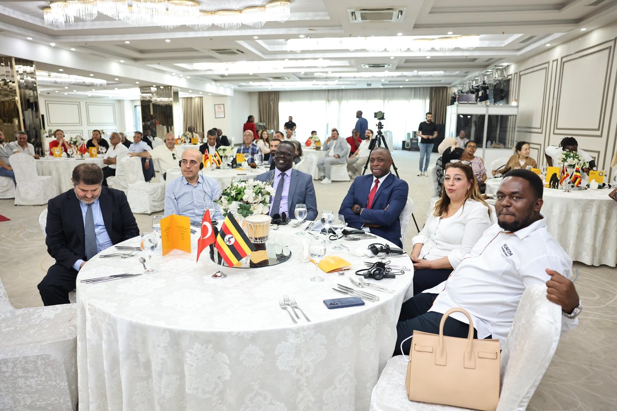 Uganda Tourism Board (@tourismboardug) on Twitter photo Yesterday, the Ugandan embassy in Turkey in collaboration with <a href="/TourismBoardUg/">Uganda Tourism Board</a>, Ugandan travel trade, and Ndere Troupe held a successful tourism and investment roadshow in Mersin, Turkey.
The Ugandan delegation held B2B meetings with the Turkish travel trade, along with Yesterday, the Ugandan embassy in Turkey in collaboration with <a href="/TourismBoardUg/">Uganda Tourism Board</a>, Ugandan travel trade, and Ndere Troupe held a successful tourism and investment roadshow in Mersin, Turkey.
The Ugandan delegation held B2B meetings with the Turkish travel trade, along with