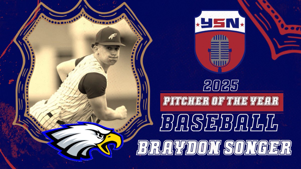 Congratulations to the 2025 YSN Co-Pitcher of the Year: Braydon Songer of Hubbard!