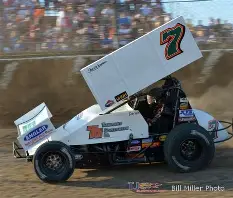6/14/2008-Tracy Hines won his 2nd straight USAC Sprint main event at Eldora leading 30 laps of the main event.  Jesse Hocket, Chad Boat, Damion Gardner and Daron Clayton were top 5.
Darron Long won the NRA 360 feature over Jared Horstman, Butch Schroeder, D. Daggett &amp; K Wolters.
