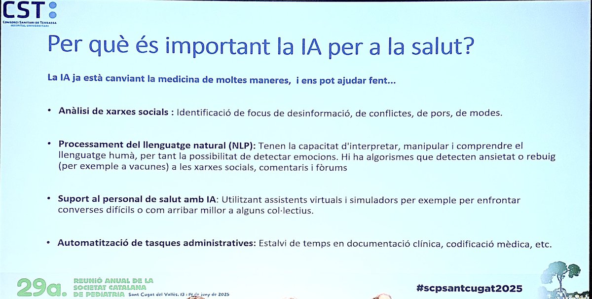 3️⃣ La tercera i última taula rodona de la 29a Reunió Anual de la SCP es dedica a la comunicació en vacunes…i en salut en general #scpsantcugat2025