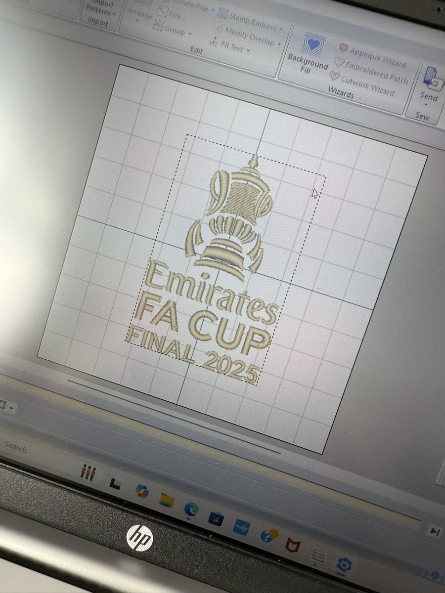 Saturday morning embroidery digitalisation