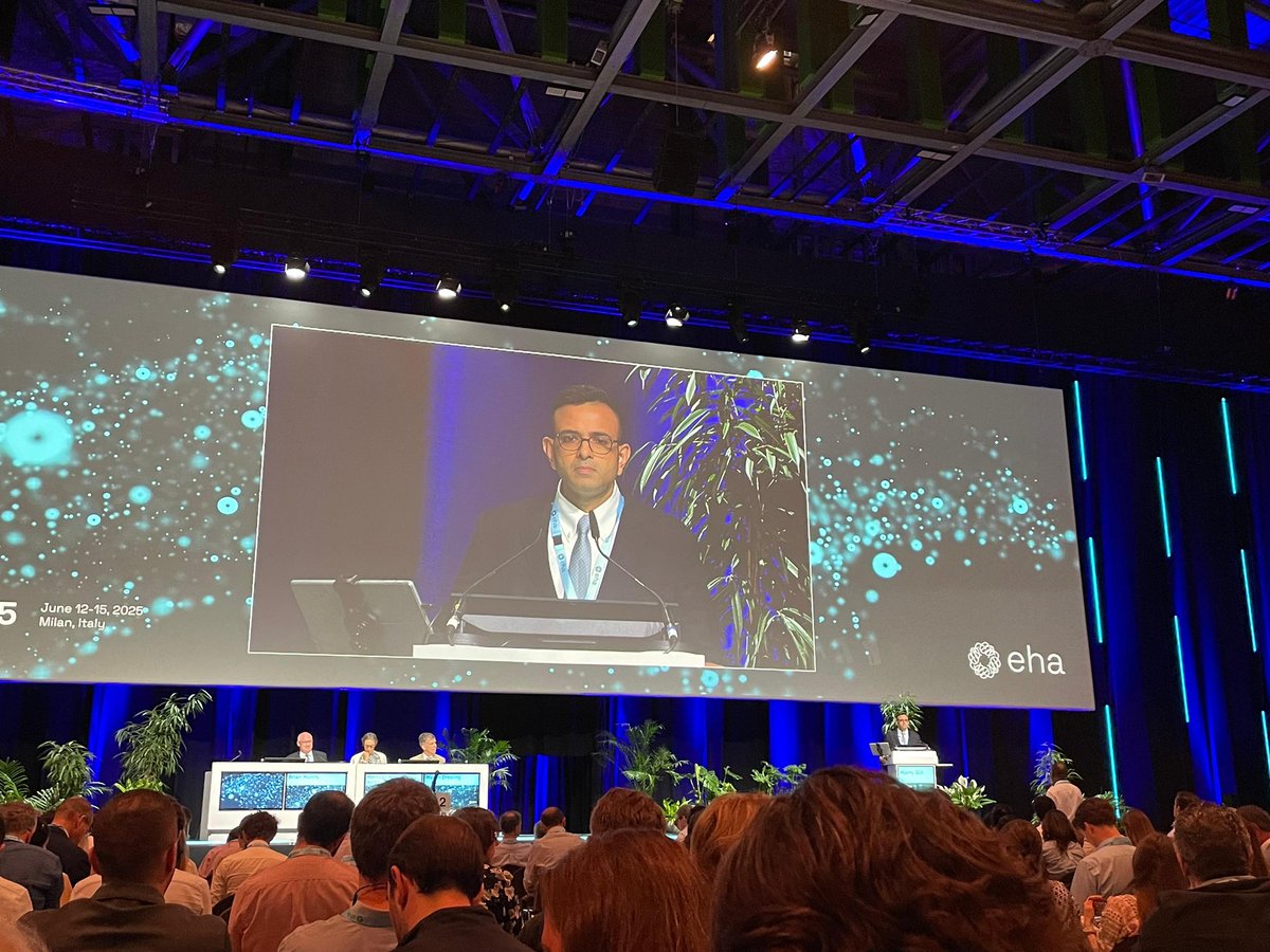 Deeply honoured to present at the EHA plenary session!