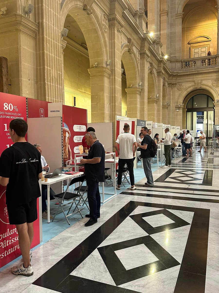🗓️ Rendez-vous au Palais de la Bourse jusqu’à 16h pour le grand évènement Business Franchise Méditerranée. 
Des enseignes de tous les secteurs, des tables rondes, du networking au programme 🤝