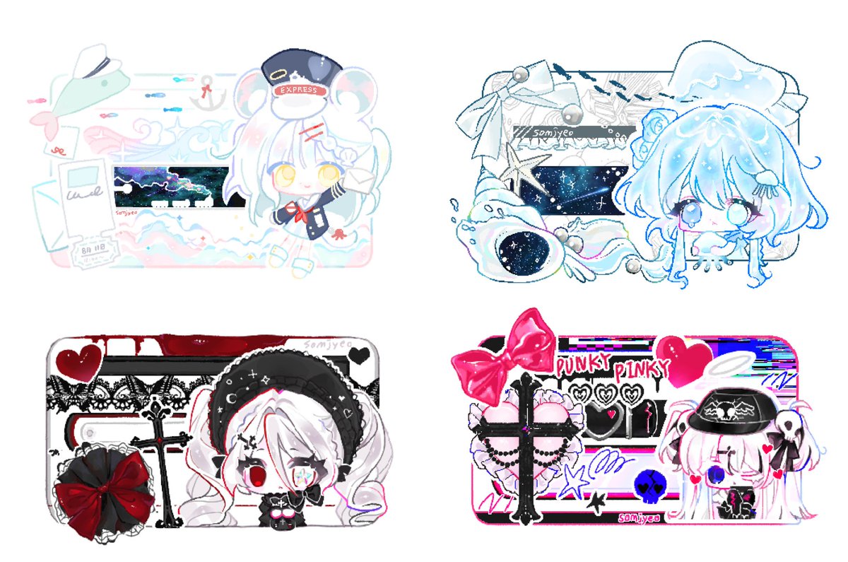 #트친소 #겹친소 
친구해요
1차 + 커미션 
세번째그림은 아인님그림