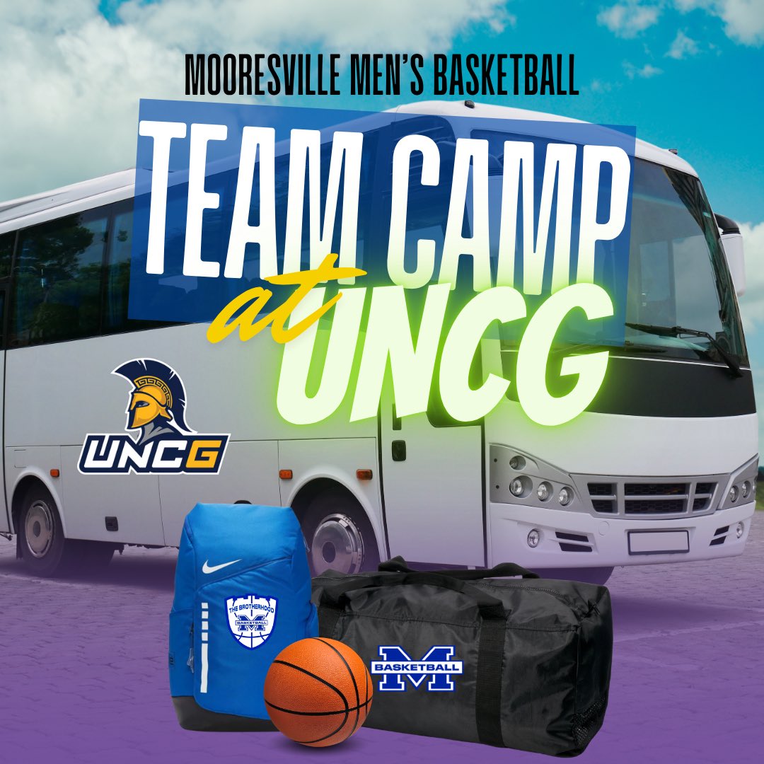Mooresville Men’s Basketball (@mooresvillemb) on Twitter photo Ⓜ️🏀Team Camp Tour
📍Stop 3 <a href="/UNCGBasketball/">UNCG Basketball</a> <a href="/UNCG_MikeJones/">Mike Jones</a> <a href="/Coach_Gilbert_/">Brett Gilbert</a>
📆 June 14
Excited to be able to compete bs some great teams today. Let’s go ‼️‼️‼️ Ⓜ️🏀Team Camp Tour
📍Stop 3 <a href="/UNCGBasketball/">UNCG Basketball</a> <a href="/UNCG_MikeJones/">Mike Jones</a> <a href="/Coach_Gilbert_/">Brett Gilbert</a>
📆 June 14
Excited to be able to compete bs some great teams today. Let’s go ‼️‼️‼️