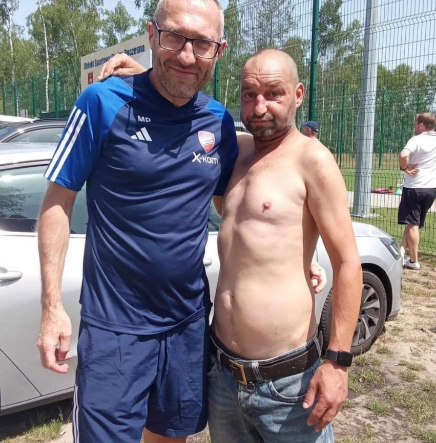 Trener Marek i asystent 😁👊