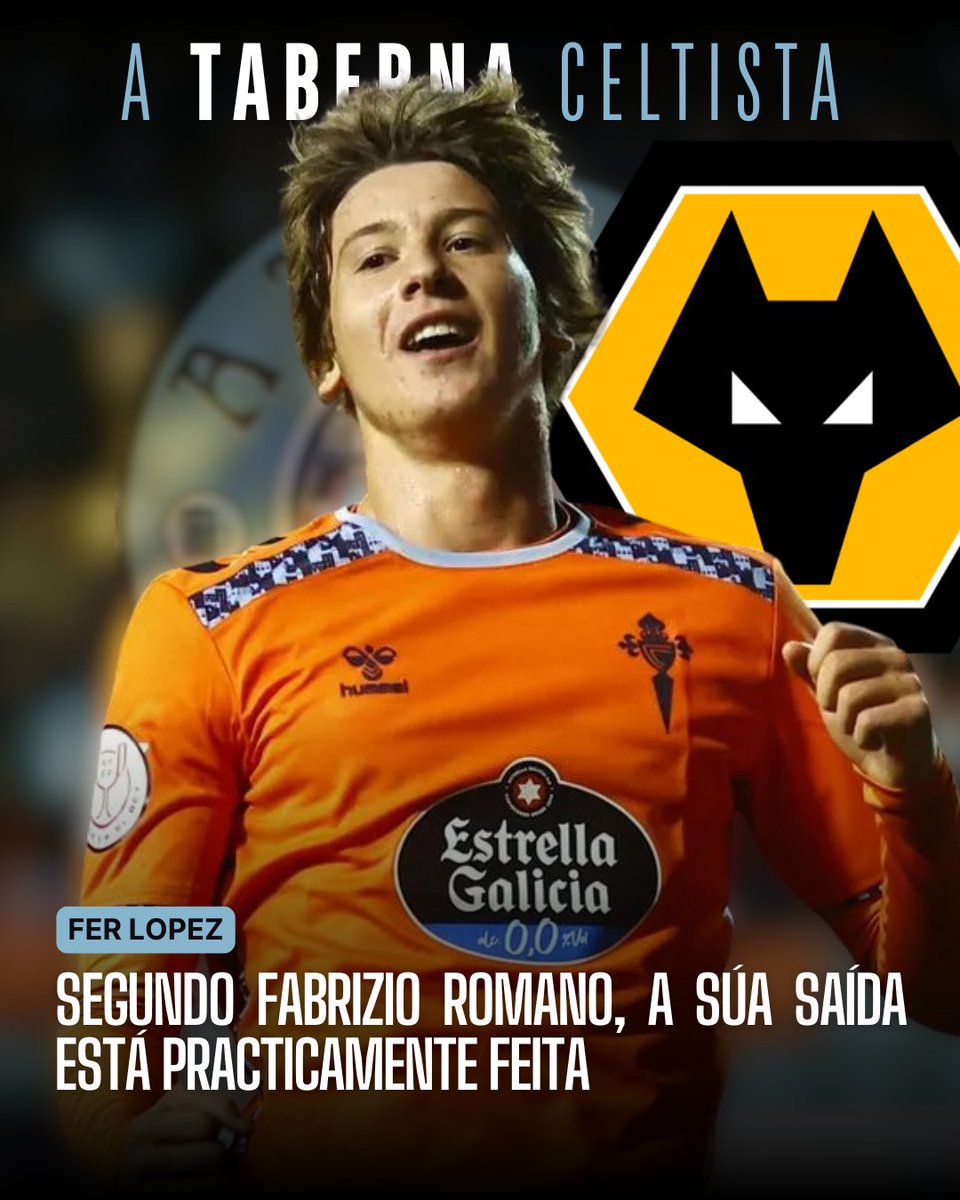 🔥 𝐋𝐀𝐒𝐓 𝐌𝐈𝐍𝐔𝐓𝐄!!

👉 Segundo informou <a href="/fabriziorom/">Fabrizio Romagnoli</a>, os @wolves teñen un acordo con Fer López.

💰 Agora, tócalle negociar co @rccelta, que, en principio, a postura do clube é 𝗖𝗟Á𝗨𝗦𝗨𝗟𝗔 𝗢𝗨 𝗡𝗔𝗗𝗔.
.
.
.
#FerLopez #Wolves #RCCelta #TabernaCeltista #Mercado