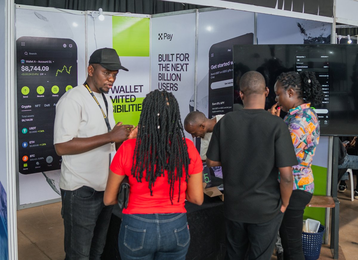 okxafrica's tweet image. The energy was 🔥 at #KBCC Nairobi, and our booth buzzed with excitement.

As they say, "Moto Kama Pasi."

From new signups to deep crypto talks, OKX is building for Africa, with you.

See the action.