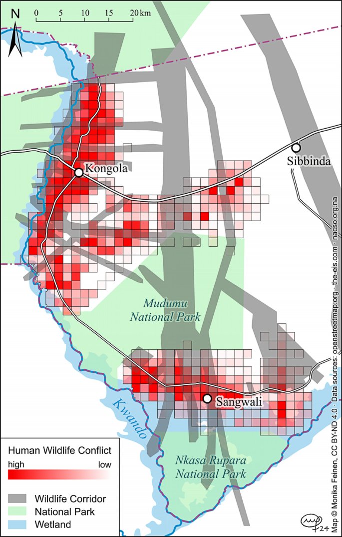 📰Latest Article: „Elephant corridors in the Kavango-Zambezi transfrontier conservation area (KAZA TFCA): environmental infrastructures for a greener anthropocene in Namibia’s Mudumu landscape“ by Emilie Köhler &amp; Michael Bollig

👉To the article: link.springer.com/article/10.100…