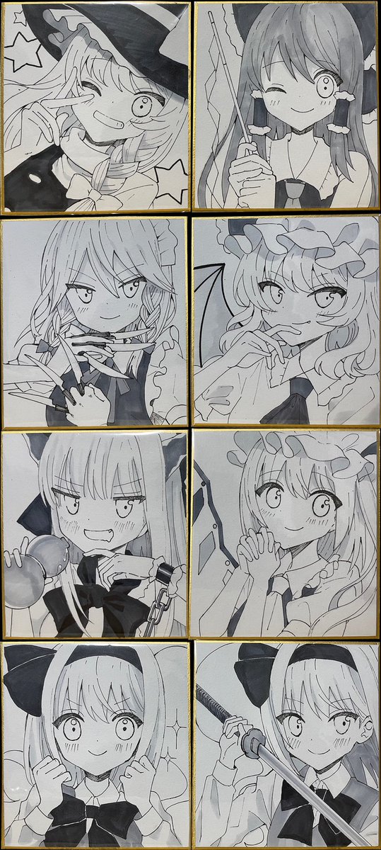 明日の名華祭はろーずがーでなさん(@ikatyusya)のスペース【F37】で参加します
色紙のほかにコピー本(100円)とモメ男さんのミニ色紙(1500円)持っていきます〜良かったら遊びにきてね!!! 