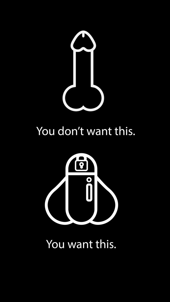 come on now, you know you arn't happy not being in chastity.