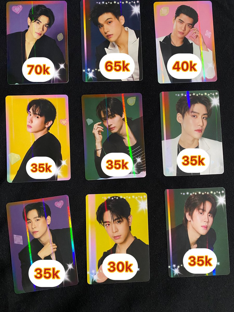 sunsunflowgirl's tweet photo. WTS (Want To Sell)
PC PHOTOCARD Official GMMTV Black In Color Boys
#gmmtv #blackincolor #fourthnattawat #skywongravee #josswayar #bookkasidet #winmetawin #lengso #juniorrs #seatalay #prem_space #photocardsale #merchendise #thailand #thaienthu #raikantopeni #wts #ths https://t.co/Jz4Gyz4DKt