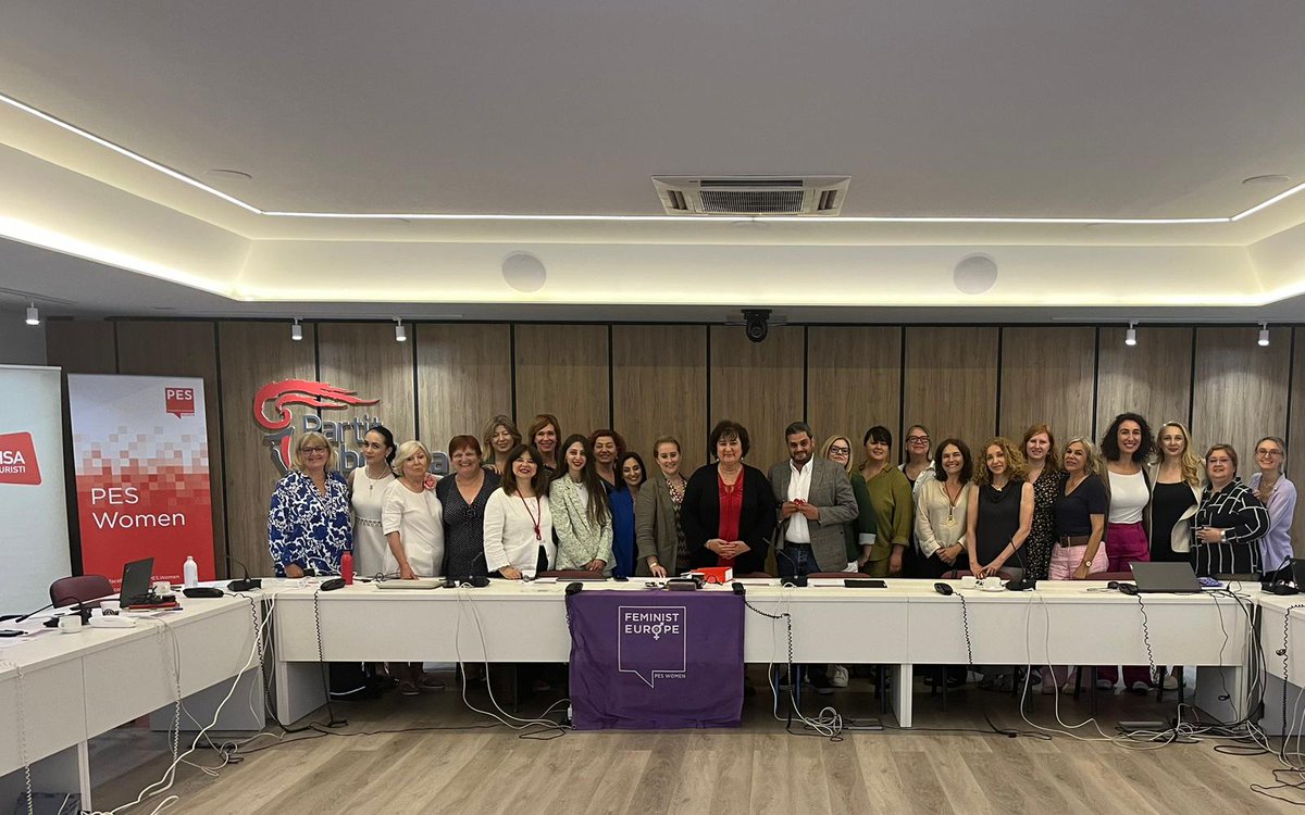 At Malta, Partit Labourista

In <a href="/PES_Women/">PES Women</a> Statutory meeting
Great to see so many 🌹sisters (especially our great <a href="/zgurmai_EN/">ZitaGurmai</a> )to push back the gender backlash and to put forward women's rights ans equality agenda for all❤️💜🌎🌹🇪🇺