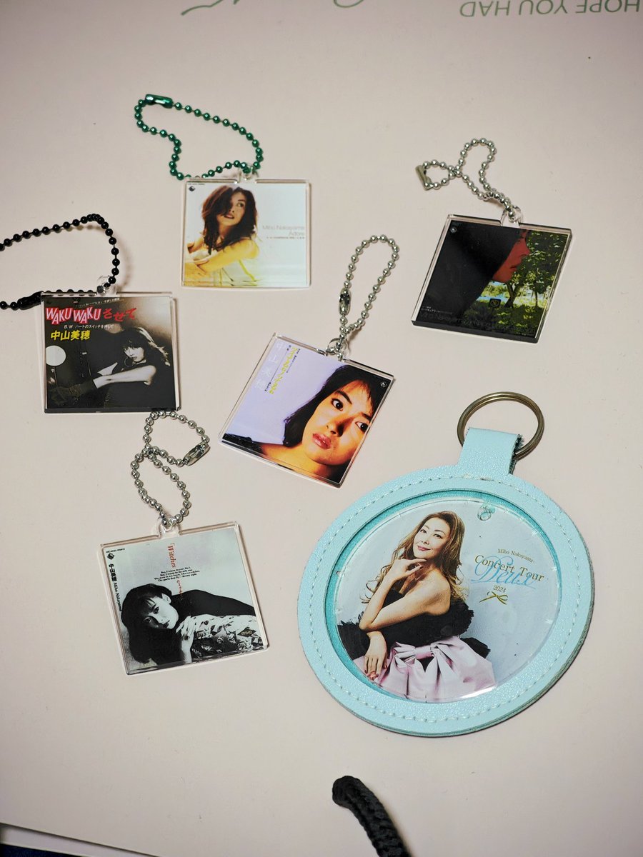 中山美穂のグッズが当たった！（買った）40周年公式グッズたち