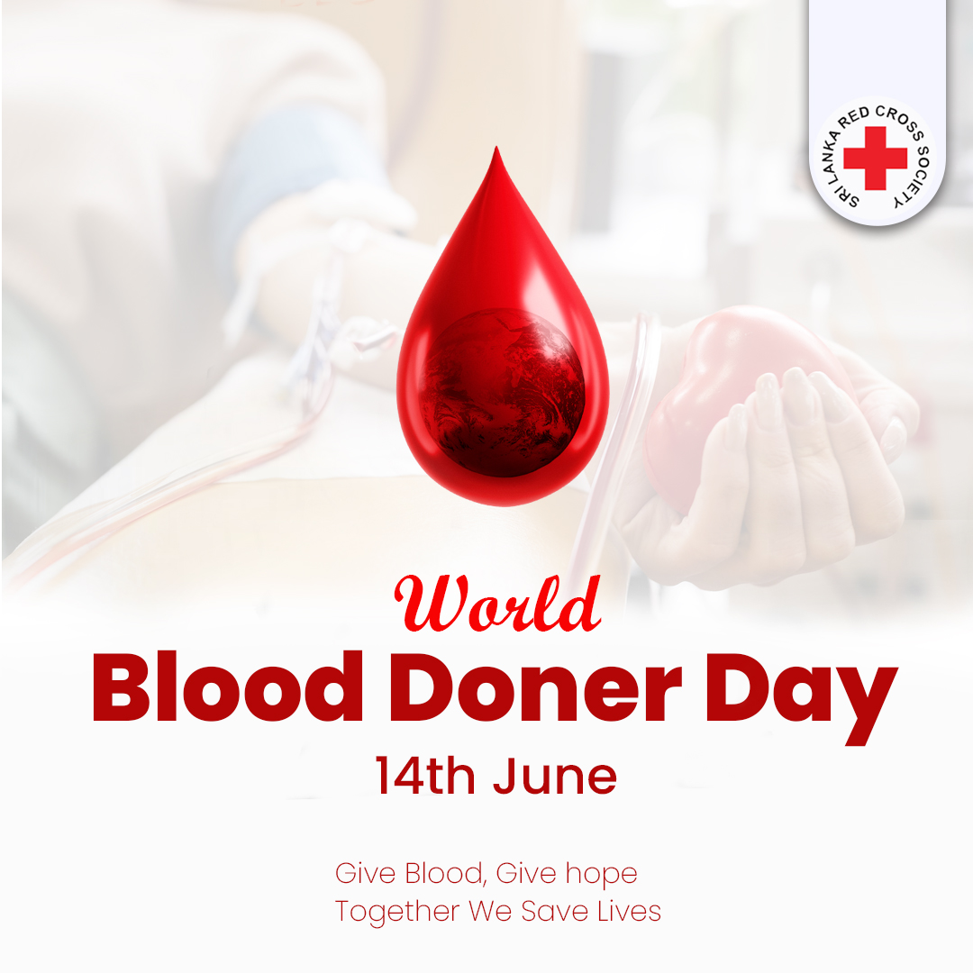 A single donation can save multiple lives. On this World Blood Donor Day, we honour the heroes who give the gift of life through blood donation. 🩸

 'Give blood. Give hope. Together, we save lives.' 
 Be the reason someone’s heart keeps beating.

#SLRCS #ICRC #IFRC