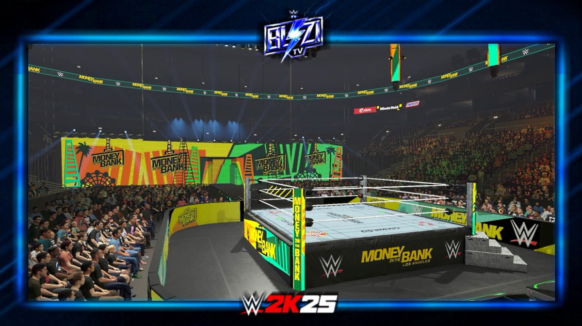 BliziTV's tweet image. 🚨 NEW UPLOAD ON #WWE2K25 COMMUNITY CREATIONS !
✭ Money In The Bank ‘25 Arena (MOST ACCURATE)
➡️ Available in « Show » & « Arena » sections !
🔎 Search Tags : BliziTV - MoneyInTheBank - MITB25
ENJOY ‼️
#MITB #WWERaw #SmackDown #WWENXT #WWESpeed #WWEEvolve