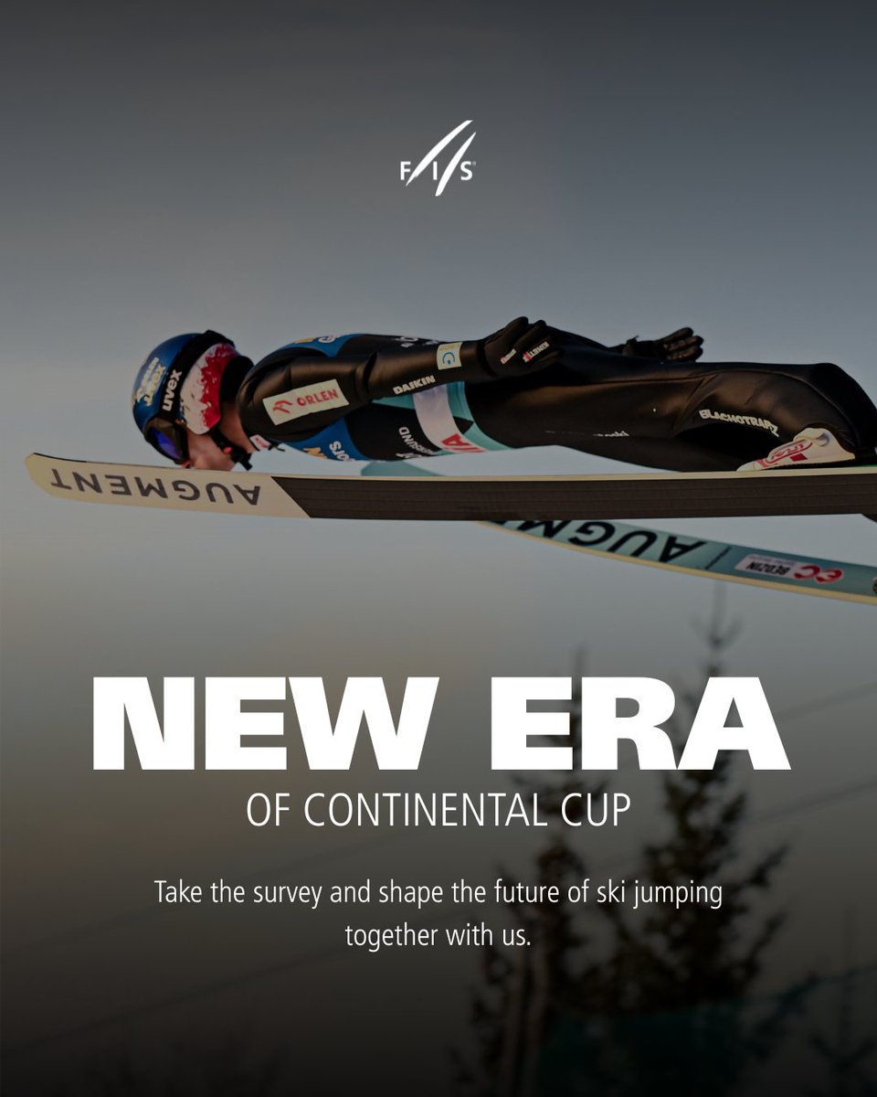 ✅ Take the survey and shape the future of ski jumping together with us.

➡️ fis-ski.typeform.com/to/urKd1aCD 

#fisskijumping