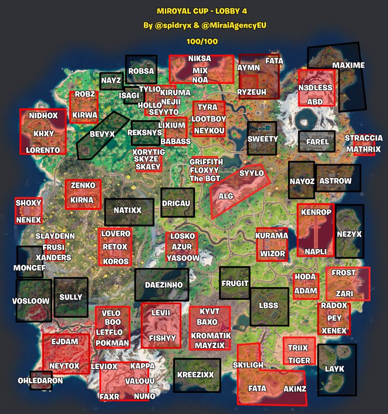 🗺🏆 MIROYAL CUP DROPMAP LOBBY 4

Spectacle garanti ce soir ! 🤩

Lâchez vos pronos sur des spawns ⤵️