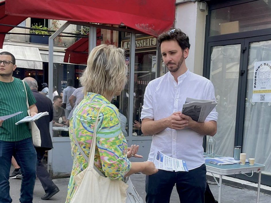Comme chaque week-end, nous organisons un café citoyen « Tous inDIXpensables » pour collecter le regard que les habitants du 10e ont sur leur quartier, ainsi que leurs idées pour y améliorer la qualité de vie.

Ce matin, nous étions rue du faubourg Saint-Denis et les échanges ont