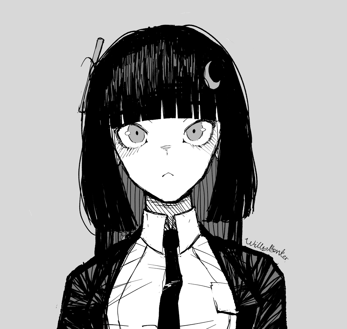 Random girl i made
Trying a different style and im lowkey so happy how this turned out 
Can't believe i did this on phone
#anime #animearts