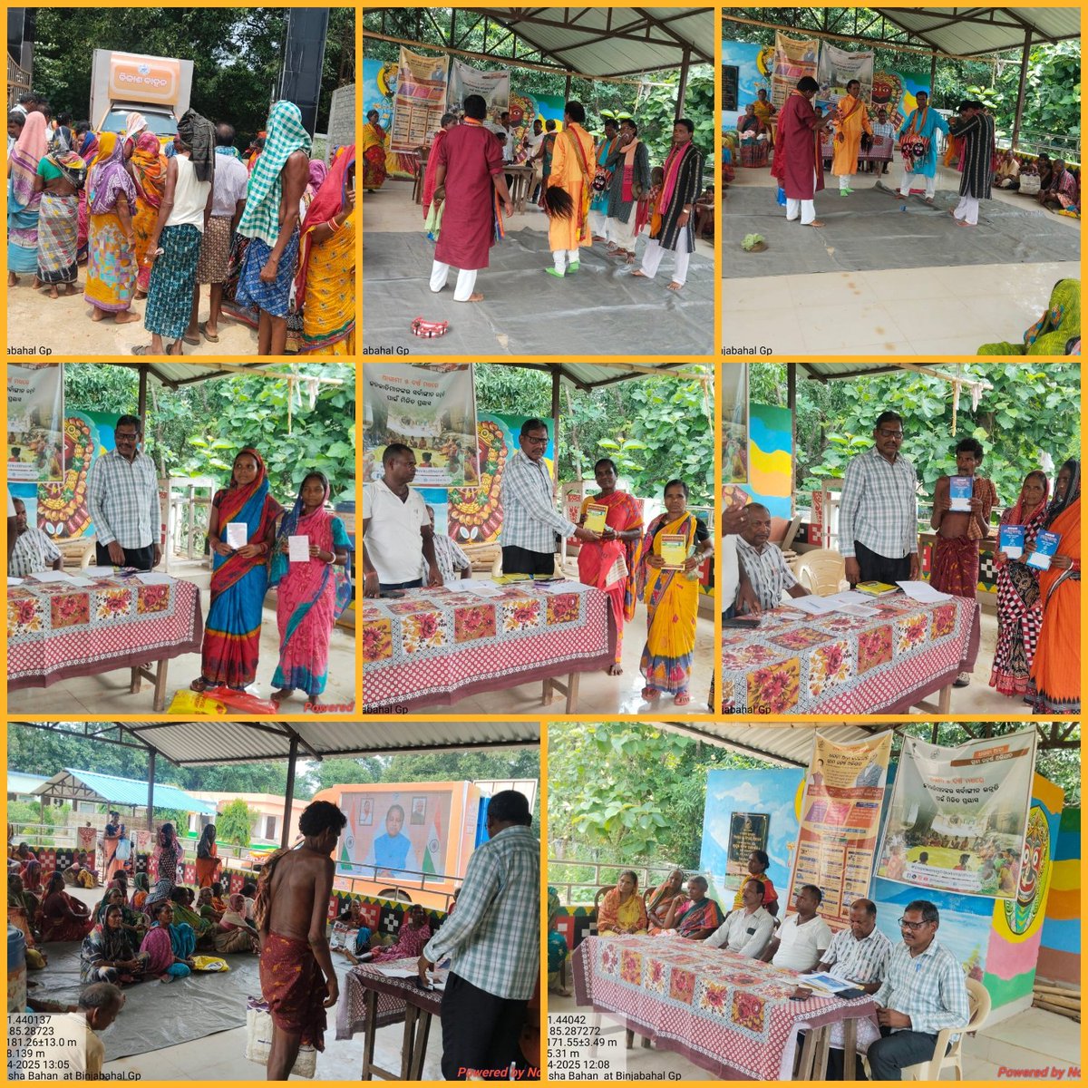 Bikash Baahan Yatra &amp; Organization of Cultural Programme &amp; different Camps for providing different beneficiary oriented Services by different departments at Binjabahal GP, Telkoi Block, Keonjhar.