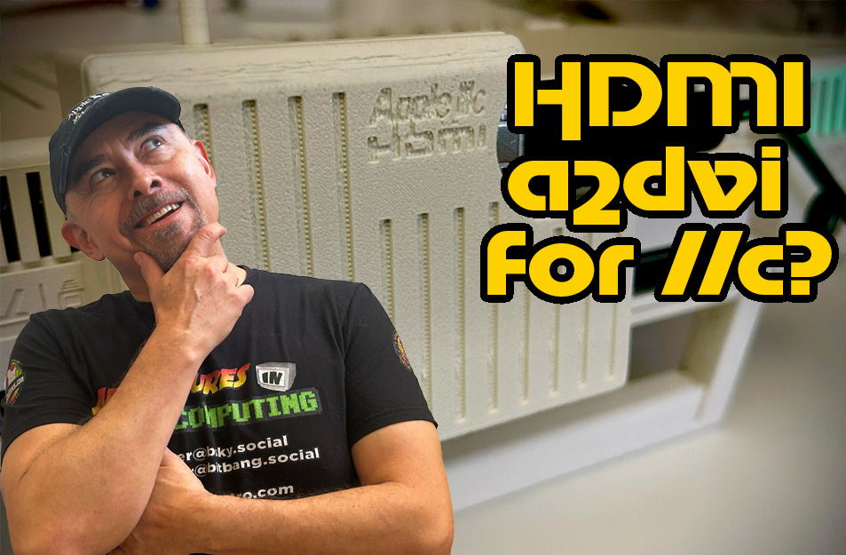A2DVI HDMI for Apple IIc – Modern Video Output for Vintage Apple!  youtu.be/qNLLiC50GTU?si… 
#AppleII #RetroComputing #A2DVI #AppleIIc #HDMIUpgrade #VintageComputers #HDMI #RetroVideo