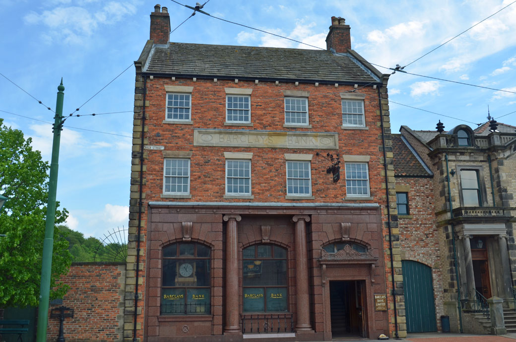 TyneSnapper's tweet image. #Beamish #CountyDurham Beamish Open Air Museum - Barclays Bank in the 1900's Town, photographed 18th May 2014.