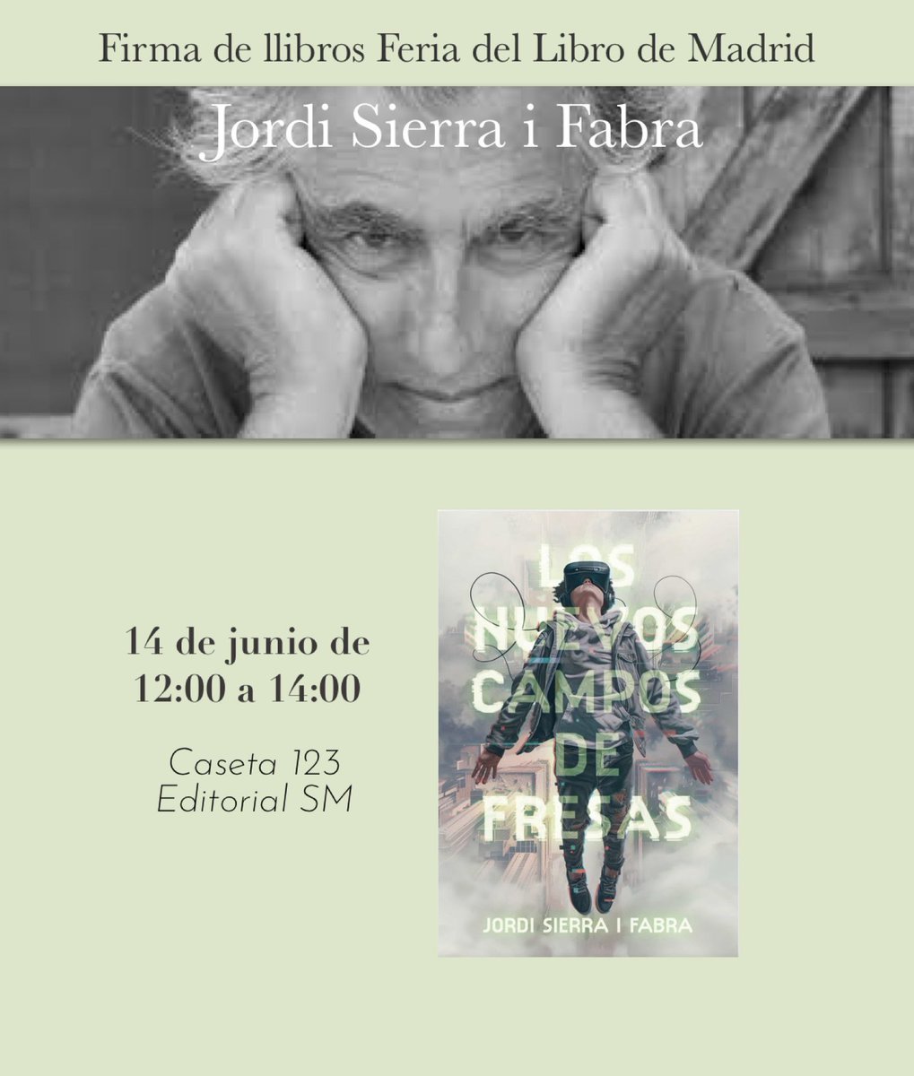Ya estoy por la #FeriaDelLibroMadrid