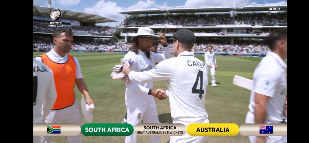 traderpranav's tweet photo. Congratulations, South Africa for winning WTC final 2025. 
Really happy for @SouthAfrica cricket. 
Lots of ❤️ from 🇮🇳.  

#SAvsAustralia #AustraliavsSA #SAvsAus #AusVSSA #WTCFinal #WtcFinal2025 #WTC2025 https://t.co/jPA9nNaLF4